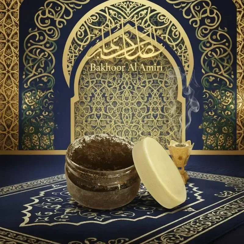 Bakhoor Al Amiri 50g from Kannauj | Premium Arabian Incense Blend | Souk Attar